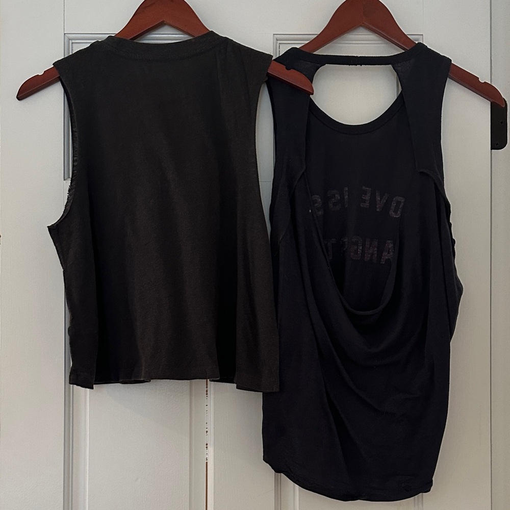 Spiritual Gangster Black 'Love' & 'Love Is So Gangster' Graphic Tank Top bundle - Picture 2 of 5